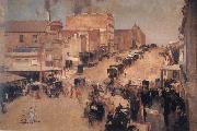 Tom roberts Allegro con brio:Bourke Street oil